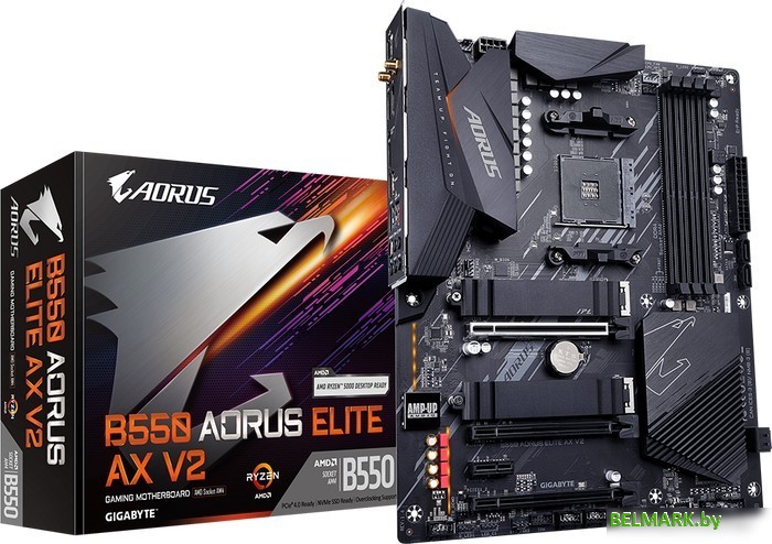 Материнская плата Gigabyte B550 Aorus Elite AX V2 (rev. 1.4) - фото2