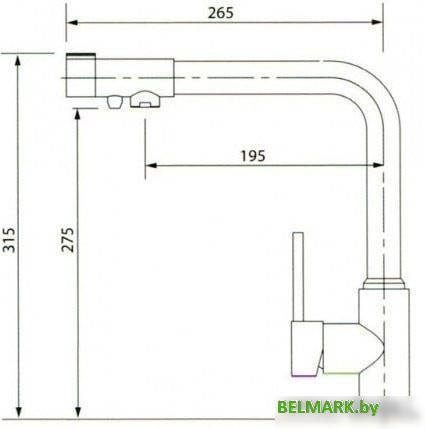 Смеситель Kaiser Teka 13044-16 (песочный) - фото2