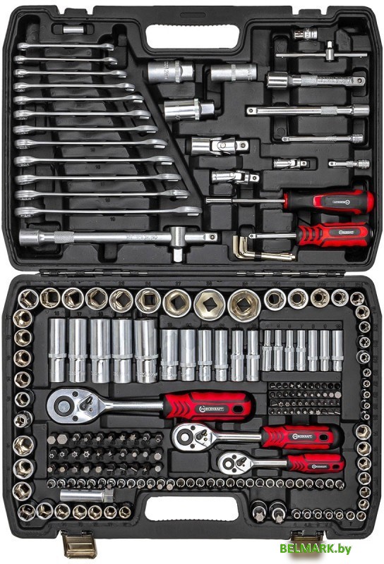 Универсальный набор инструментов ForceKraft FK-38841 TQ (216 предметов) - фото