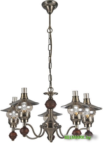 Люстра средней высоты Arte Lamp Trattoria Bronze A5664LM-5AB - фото