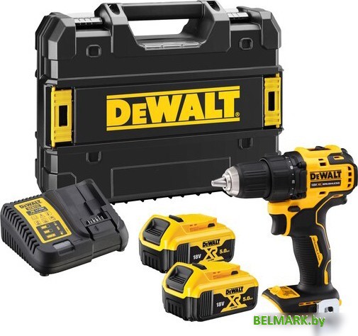 Дрель-шуруповерт DeWalt DCD708P2T (с 2-мя АКБ 5 Ah, кейс) - фото