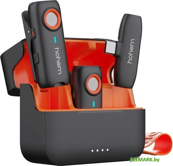 Радиосистема Hohem MIC-01 USB Type-C (2TX+1RX, черный) - фото