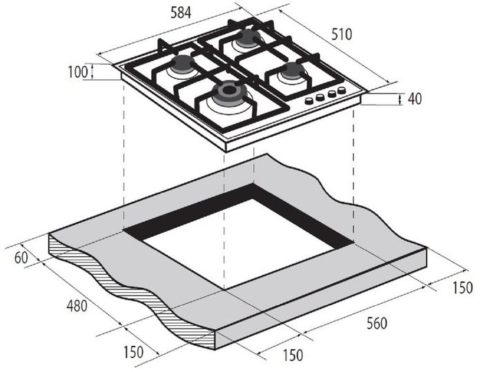 Варочная панель ZUGEL ZGH602B - фото2