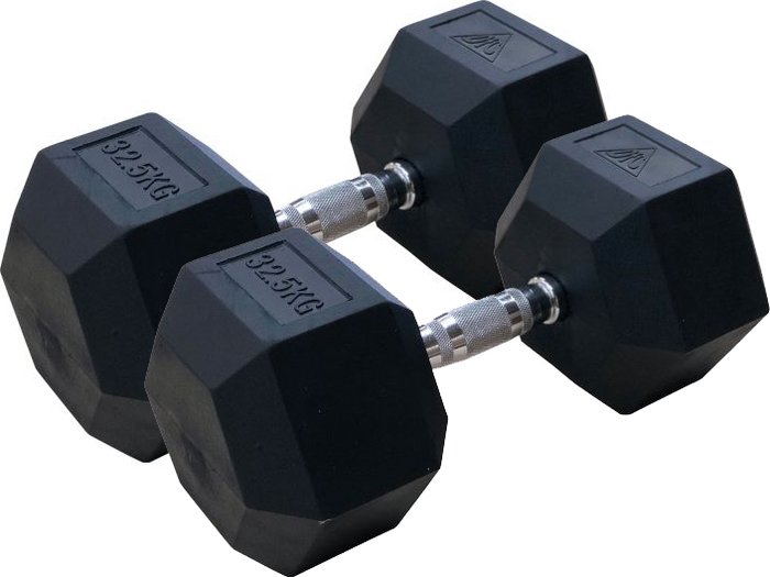 Набор гантелей DFC DB001-32.5 2x32.5 кг - фото
