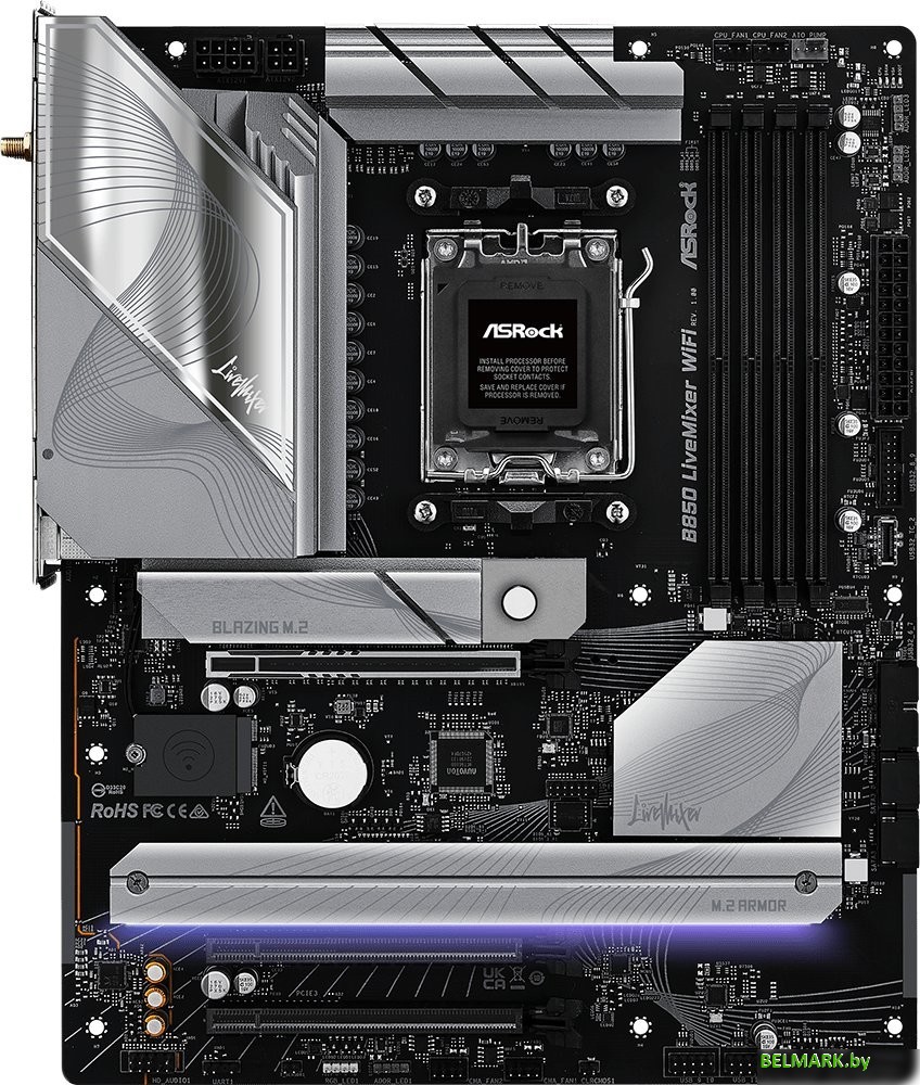 Материнская плата ASRock B850 LiveMixer WiFi - фото