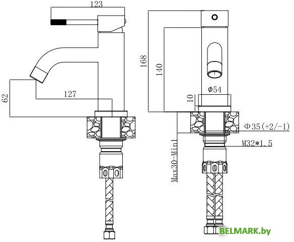 Смеситель Voda Vessel VSL26MG - фото2