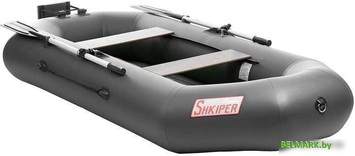 Моторно-гребная лодка Тонар Шкипер А260НТ (серый) - фото
