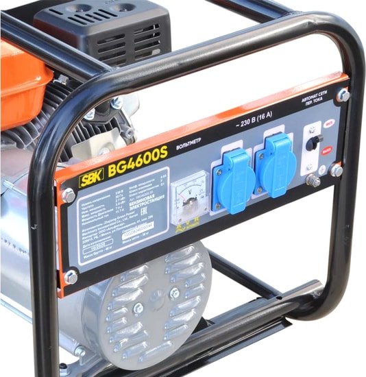 Бензиновый генератор SBK BG4600S - фото2