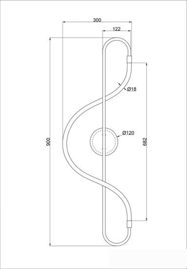 Бра Arte Lamp Klimt A2850AP-13BK - фото2