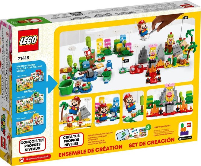Конструктор LEGO Super Mario 71418 Набор инструментов для творчества - фото2