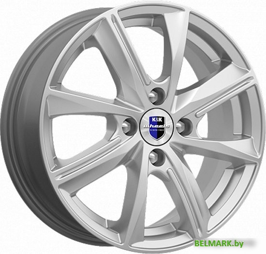 Литые диски K&K Арнар 15x6" 4x100мм DIA 60.1мм ET 40мм Сильвер - фото
