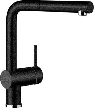 Смеситель Blanco Linus-S Silgranit (антрацит) [516688] - фото