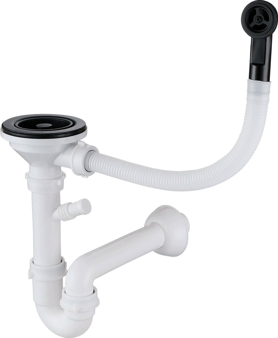 Сифон GranFest 12PB2-P2A (черный) - фото