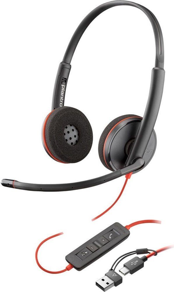 Офисная гарнитура Poly Blackwire 3220 8X228A6 - фото