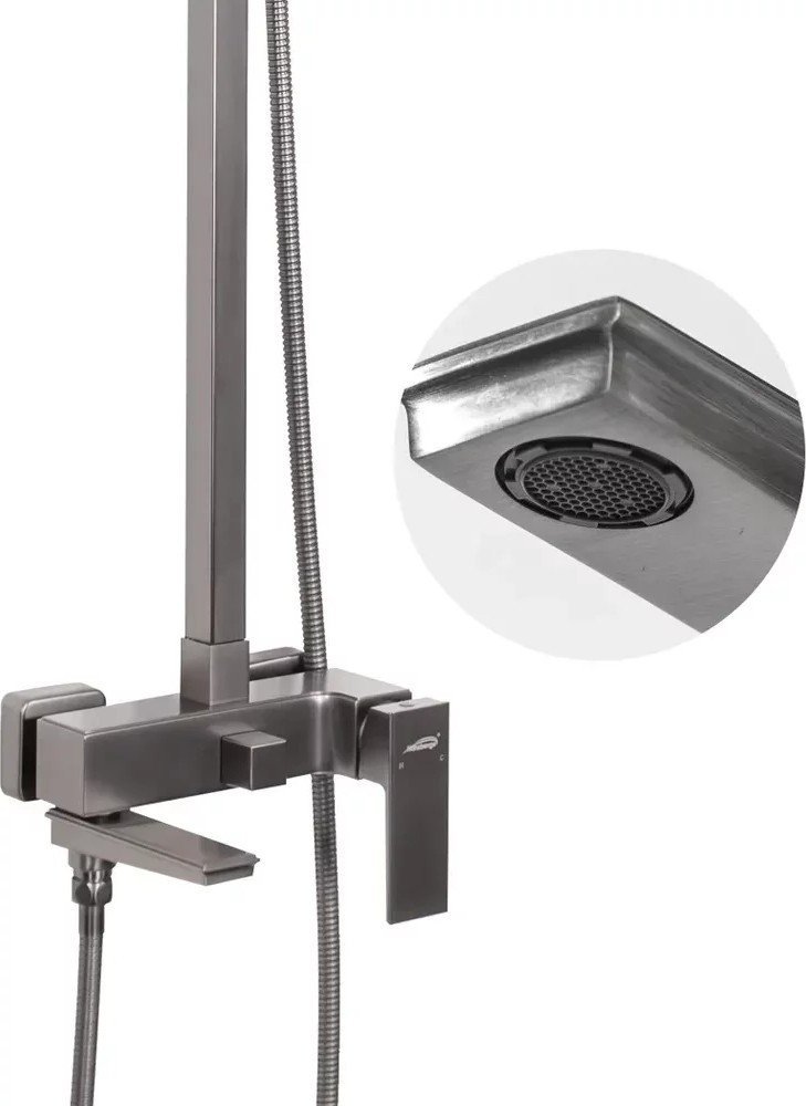 Душевая система Hansberge H5070 (графит) - фото2