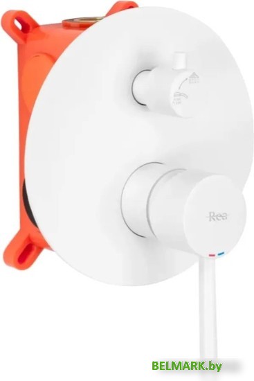 Смеситель Rea Lungo White B6440 (белый) - фото2