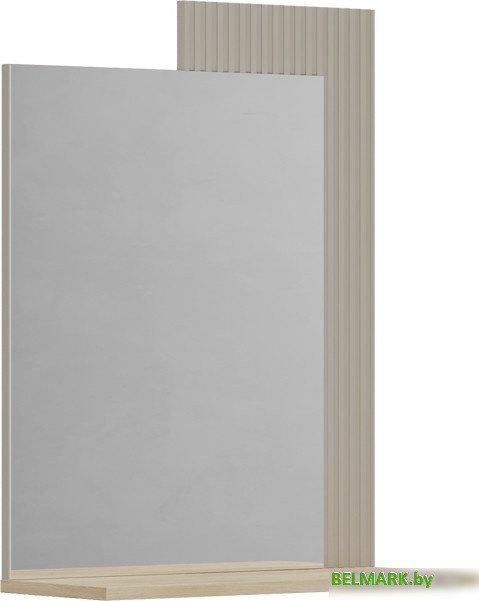 Зеркало Black Red White Domenica LUS/65 (глиняный серый/дуб сильвержек ореховый) - фото2