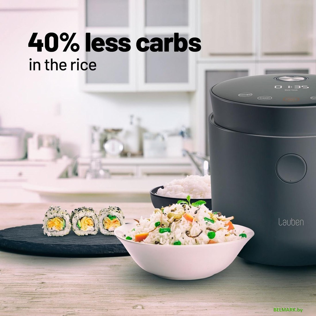 Рисоварка Lauben Low Sugar Rice Cooker 1500AT - фото2
