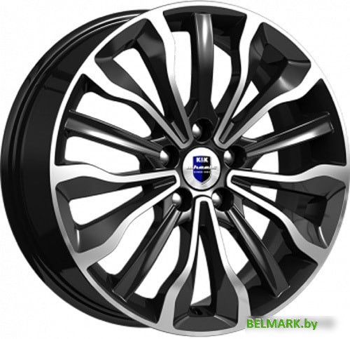 Литые диски K&K Атакама 17x6.5" 5x112мм DIA 66.6мм ET 43мм Алмаз черный - фото