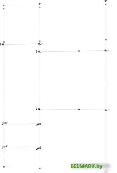 Стойка для одежды Sheffilton SHT-WR22 185710 (белый) - фото2