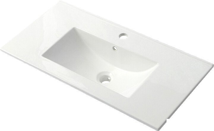 ЗОВ Тумба с умывальником Парма 80 P80LC0MSMC1A-OL80 (сталь/каштан) - фото2