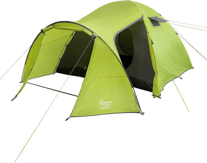 Кемпинговая палатка Premier Fishing Borneo-6-G (зеленый) - фото