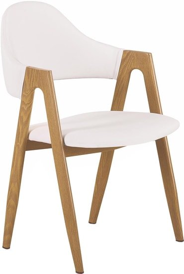 Стул с подлокотниками Halmar K247 (белый) - фото