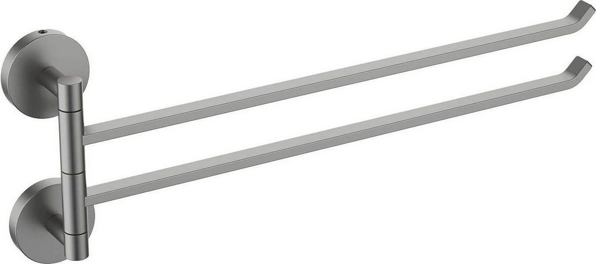 Держатель для полотенца Aquatek Бетта AQ4613BGM (черный хром) - фото