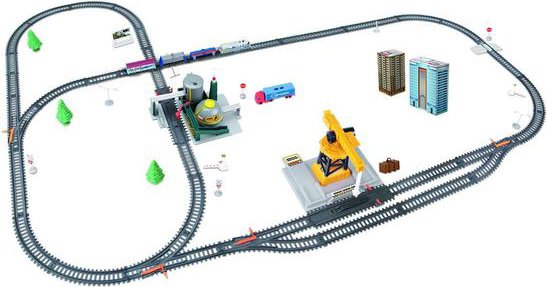 Набор железной дороги Автоград Промышленный мегаполис 6781006 - фото