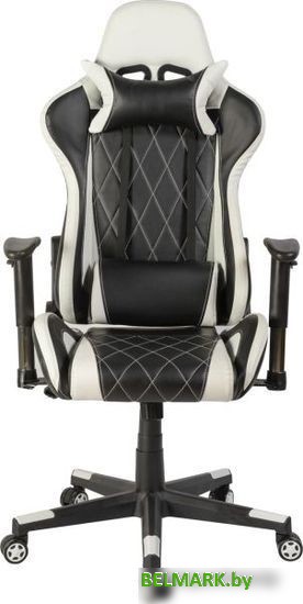 Кресло Меб-ФФ MFG-1022 (черный/белый) - фото2