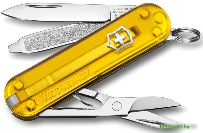Мультитул Victorinox Classic SD Transparent (желтый) - фото