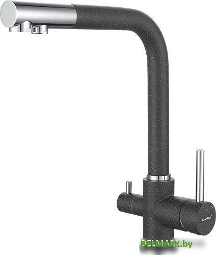 Смеситель GranFest Мрамор 3611 (графит) - фото