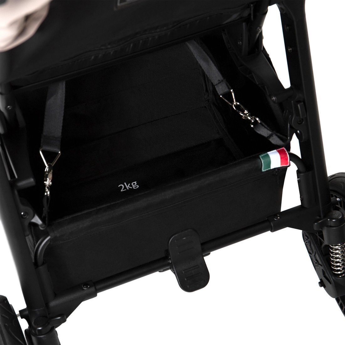 Коляска прогулочная «книга» Sweet Baby Contente Plus Basic (бежевый) - фото2