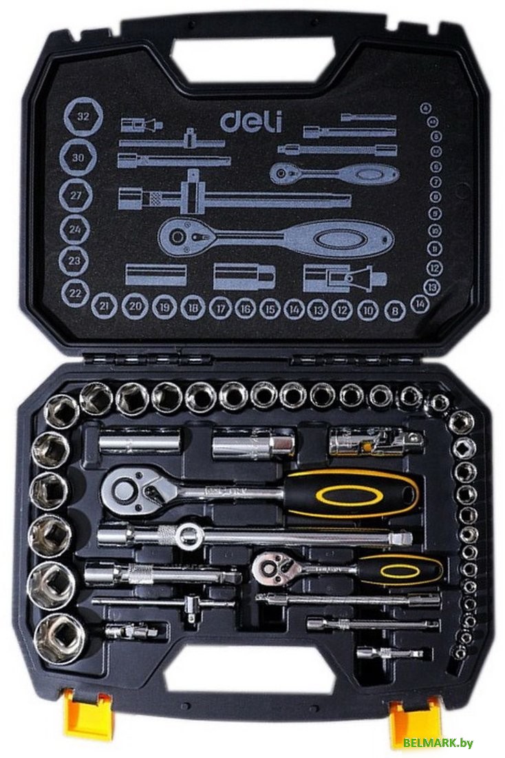 Универсальный набор инструментов Deli DL1044 (44 предмета) - фото