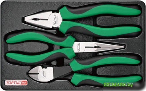 Набор пассатижей Toptul GZA-0305 (3 предмета) - фото