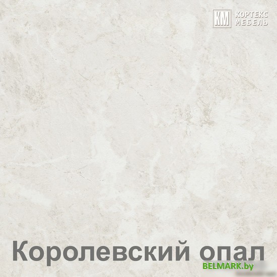 Шкаф напольный Кортекс-мебель Корнелия Лира НШ50р (белый/королевский опал) - фото2
