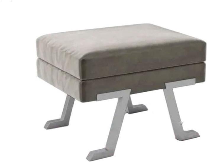 Банкетка Hype Mebel Битл (белый/серый) - фото