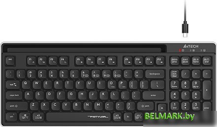 Клавиатура A4Tech Fstyler FBX70C (черный) - фото