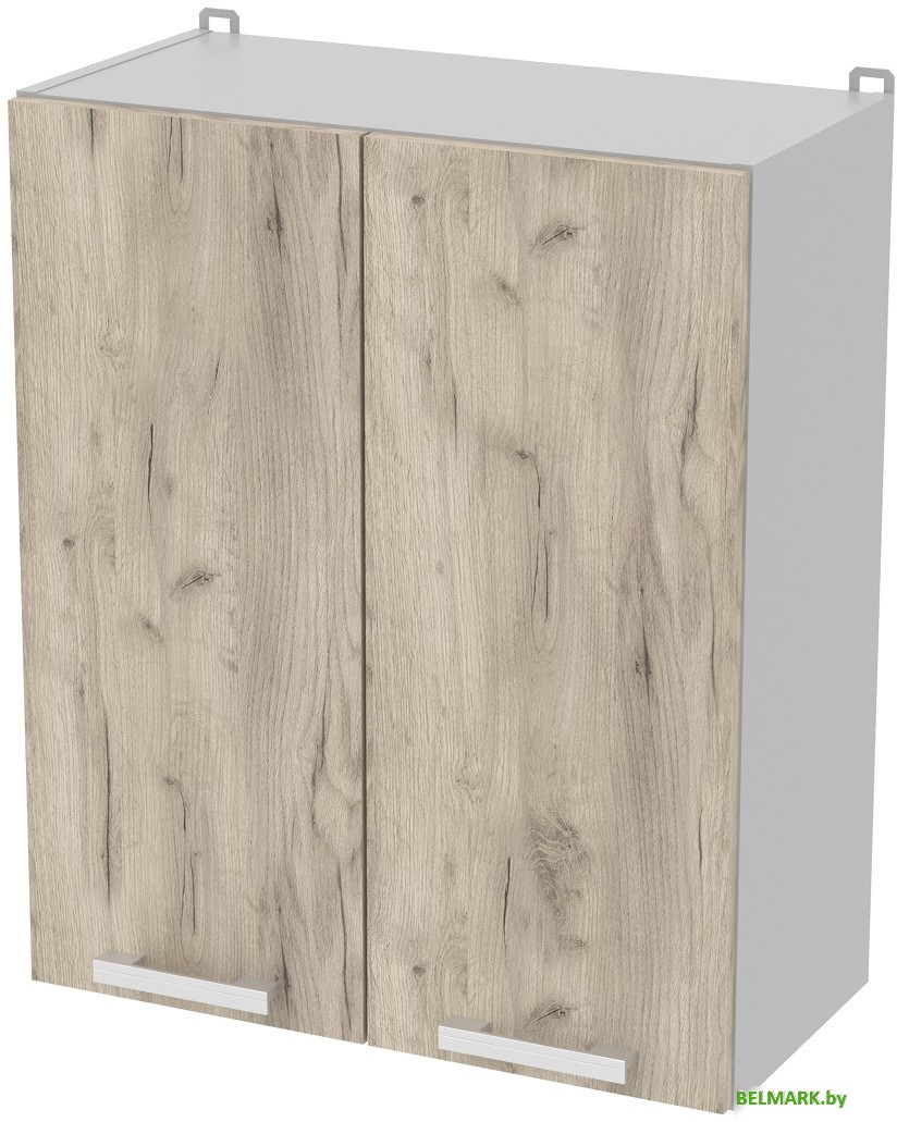 Шкаф навесной Интерлиния Компо ВШС60-720-2дв (дуб серый) - фото