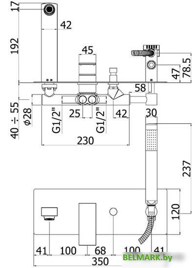Смеситель Paffoni Elle EL001NO - фото2