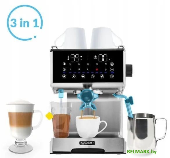 Рожковая кофеварка Yoer Barisso EM03S - фото2