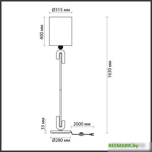 Торшер Odeon Light Bagel 5410/1F - фото2