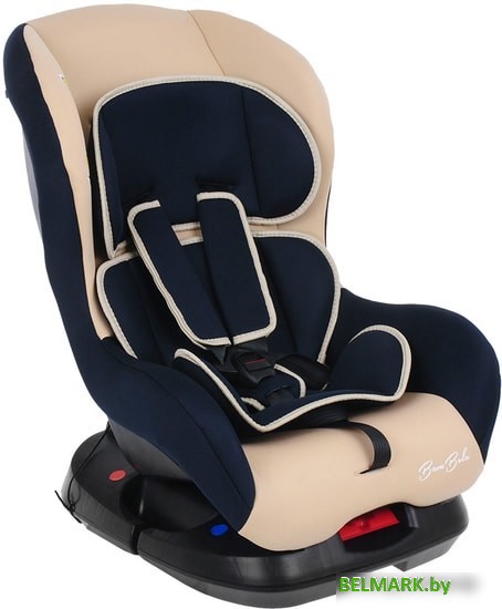 Детское автокресло BamBola Bambino (бежевый/темно-синий) - фото