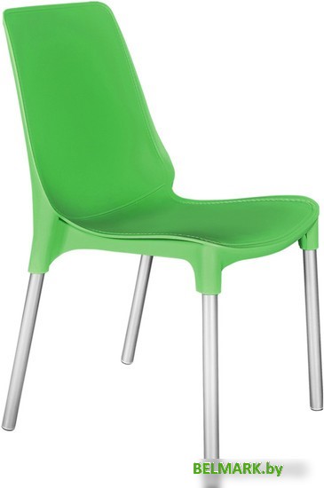 Стул Sheffilton SHT-S75 (зеленый/хром лак) - фото
