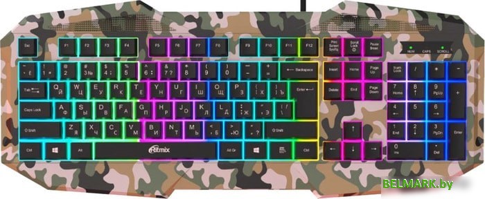 Клавиатура Ritmix RKB-550 (камуфляж) - фото