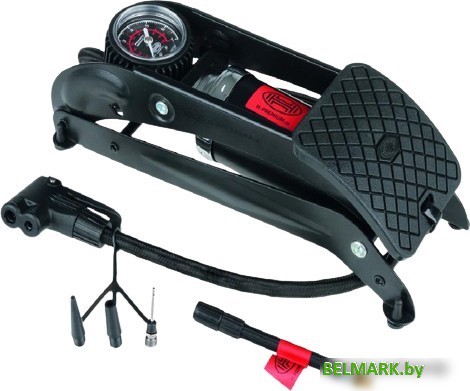 Насос ножной велосипедный Heyner PedalPower PRO (черный) - фото