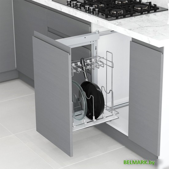 Вставка в полку Starax S-2881-C (левое крепление, хром) - фото2