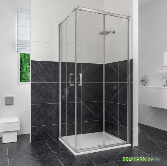 Душевой уголок RGW CL-34 80х80 (хром/прозрачный) - фото