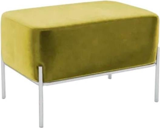 Банкетка Hype Mebel Баг (белый/золото) - фото