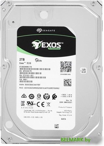 Жесткий диск Seagate Exos 7E10 2TB ST2000NM017B - фото